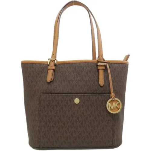 Pre-owned Tote Bags, female, , Size: ONE SIZE Pre-owned Canvas shoulder-bags - Michael Kors Pre-owned - Modalova