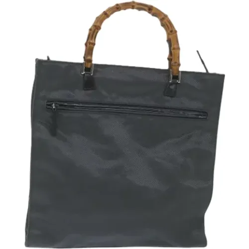 Pre-owned Tote Bags, female, , Size: ONE SIZE Pre-owned Canvas gucci-bags - Gucci Vintage - Modalova