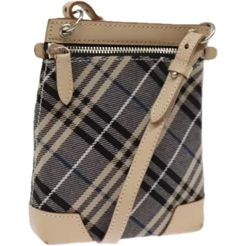 Pre-owned Cross Body Bags, female, , Size: ONE SIZE Pre-owned Canvas shoulder-bags - Burberry Vintage - Modalova