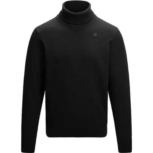 Turtlenecks, male, , Size: S Stylish Knitwear Collection - K-way - Modalova