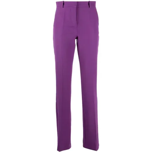 Wide Cady Trousers with Rear Slits , female, Sizes: S - Ermanno Scervino - Modalova