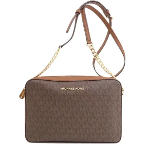 Pre-owned Cross Body Bags, female, , Size: ONE SIZE Pre-owned Canvas shoulder-bags - Michael Kors Pre-owned - Modalova