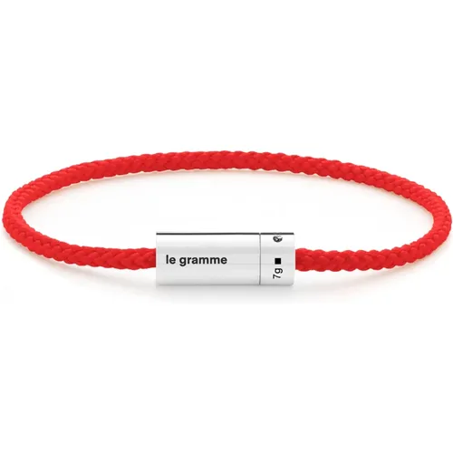 Bracelets, unisex, , Size: M Nato cable bracelet - Le Gramme - Modalova