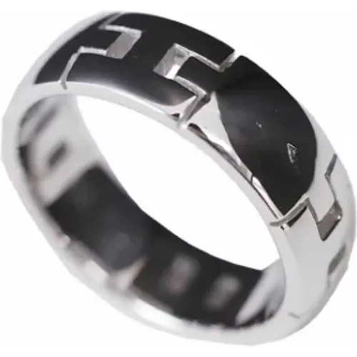 Pre-owned Jewellery, female, , Size: ONE SIZE Pre-owned White Gold rings - Hermès Vintage - Modalova