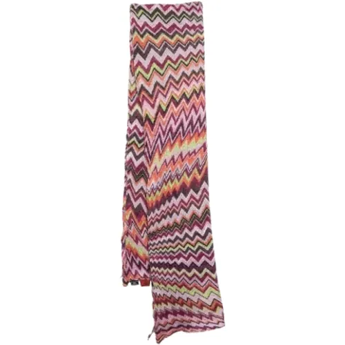 Pre-owned Scarves, unisex, , Size: ONE SIZE Pre-owned Wool scarves - Missoni Pre-owned - Modalova