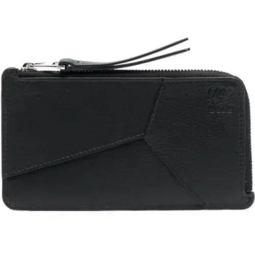 Puzzle Edge L Coin Cardholder , male, Sizes: ONE SIZE - Loewe - Modalova