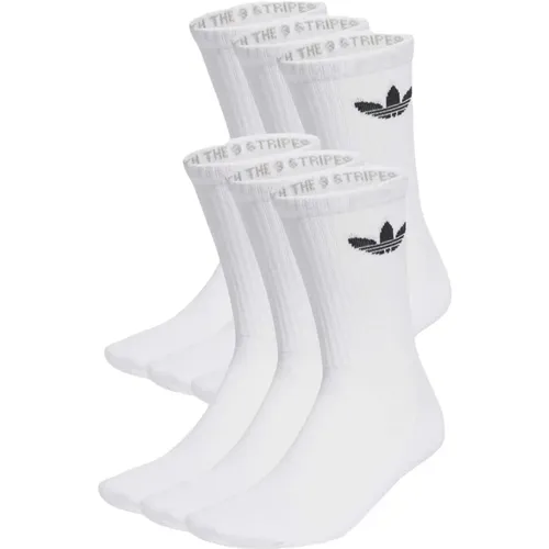 Packung mit 6 Socken , unisex, Größe: S - Adidas - Modalova