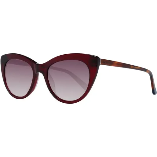Rote Cat Eye Sonnenbrille mit Verlaufsgläsern - Gant - Modalova