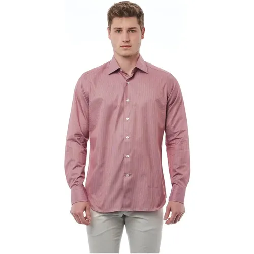 Regular Fit Italian Collar Shirt , male, Sizes: L, 2XL, 3XL, XL - Bagutta - Modalova