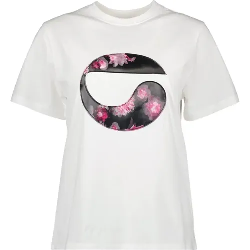 Oversized Holographisches T-Shirt , Damen, Größe: S - Coperni - Modalova