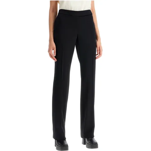 Straight Twill Wool Pants , Damen, Größe: XS - Stella Mccartney - Modalova