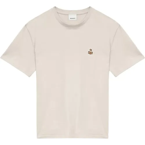 Ecru T-shirt and Polo Collection , male, Sizes: XL, L, M, S - Isabel marant - Modalova