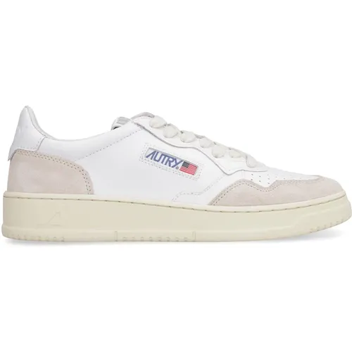 Leder Low-Top Sneakers , Damen, Größe: 37 EU - Autry - Modalova