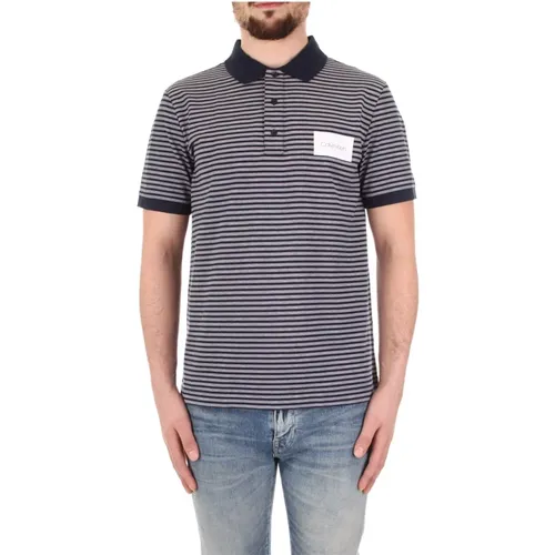 Striped Short Sleee T-Shirt , male, Sizes: S - Calvin Klein - Modalova