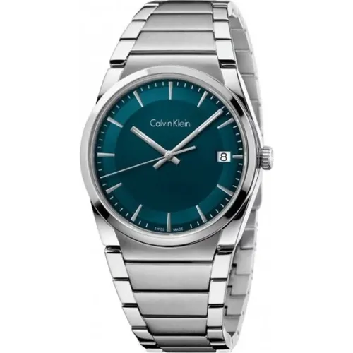 Stunning Quartz Watch with Blue Dial , female, Sizes: ONE SIZE - Calvin Klein - Modalova