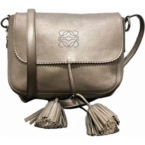 Pre-owned Cross Body Bags, female, , Size: ONE SIZE Pre-owned Leather shoulder-bags - Loewe Pre-owned - Modalova