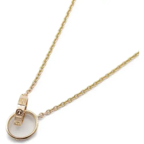 Pre-owned Jewellery, female, , Size: ONE SIZE Pre-owned Metal necklaces - Cartier Vintage - Modalova