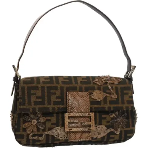 Pre-owned Canvas fendi-bags , female, Sizes: ONE SIZE - Fendi Vintage - Modalova