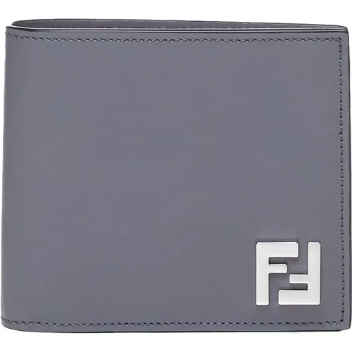 Micro Trifold Leather Wallet , male, Sizes: ONE SIZE - Fendi - Modalova