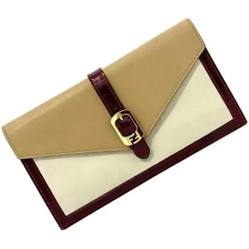 Pre-owned Wallets, female, , Size: ONE SIZE Pre-owned Leather wallets - Fendi Vintage - Modalova