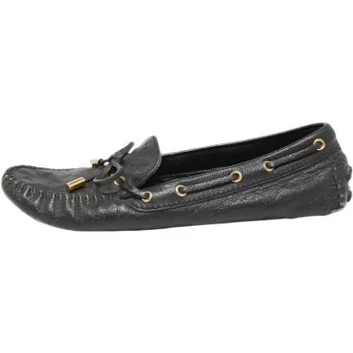 Pre-owned Flats, female, , Size: 7 1/2 US Pre-owned Leather flats - Louis Vuitton Vintage - Modalova