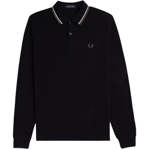 Langarm-Poloshirt moderner Schnitt - Fred Perry - Modalova