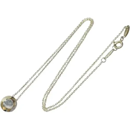 Pre-owned Jewellery, female, , Size: ONE SIZE Pre-owned Silver necklaces - Tiffany & Co. Pre-owned - Modalova