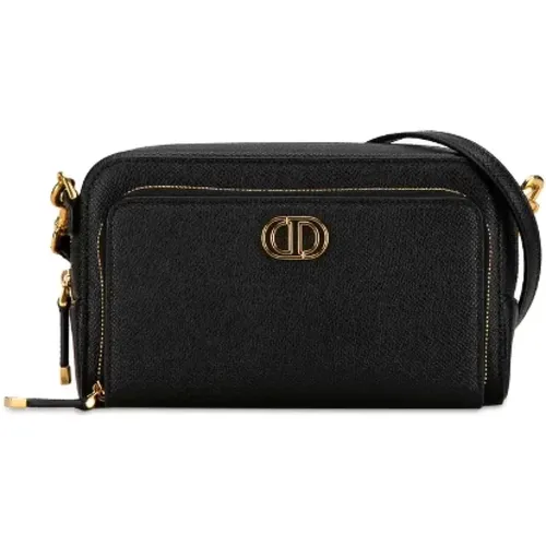 Pre-owned Cross Body Bags, female, , Size: ONE SIZE Pre-owned Leather shoulder-bags - Dior Vintage - Modalova