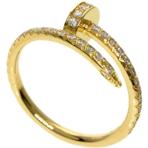 Pre-owned Jewellery, female, , Size: ONE SIZE Pre-owned Gold rings - Cartier Vintage - Modalova