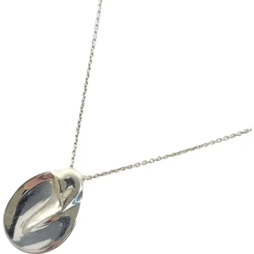 Pre-owned Jewellery, female, , Size: ONE SIZE Pre-owned Silver necklaces - Tiffany & Co. Pre-owned - Modalova