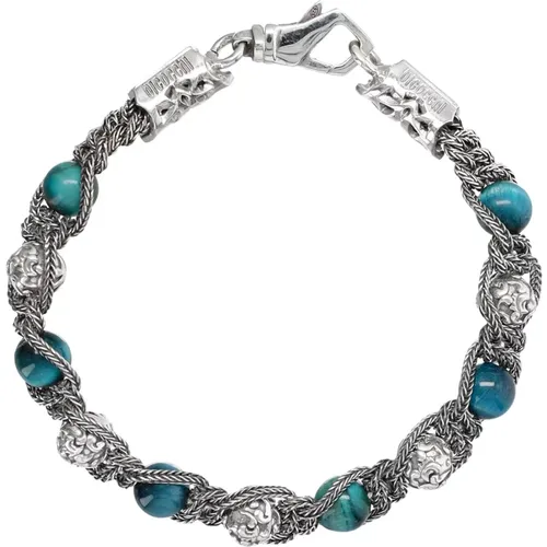 Light Blue Shamballa Bracelet Jewelry , unisex, Sizes: L - Emanuele Bicocchi - Modalova