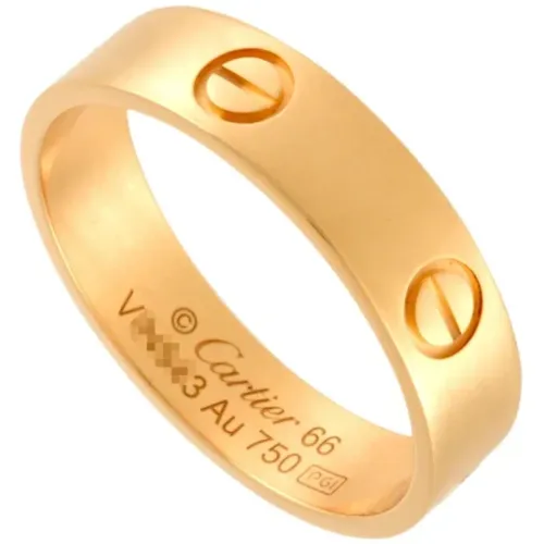 Pre-owned Jewellery, male, , Size: ONE SIZE Pre-owned Gold rings - Cartier Vintage - Modalova