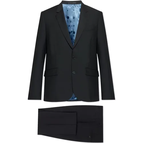 Single Breasted Suits, male, , Size: S Wool Suit - Paul Smith - Modalova