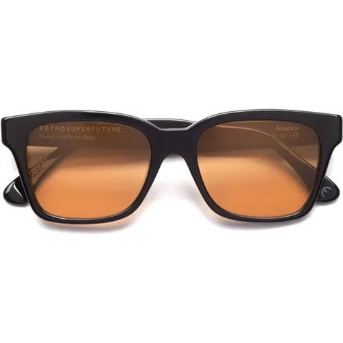 Refined Large Sunglasses , unisex, Sizes: 52 MM - Retrosuperfuture - Modalova