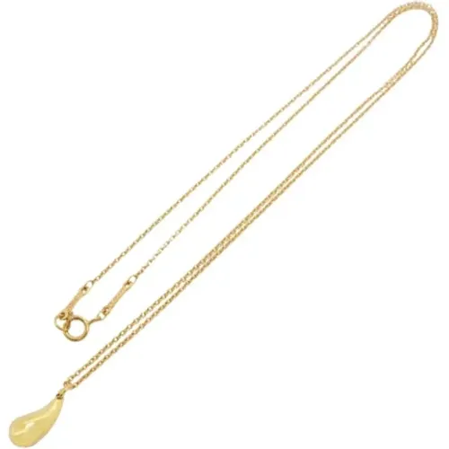 Pre-owned Jewellery, female, , Size: ONE SIZE Pre-owned Gold necklaces - Tiffany & Co. Pre-owned - Modalova