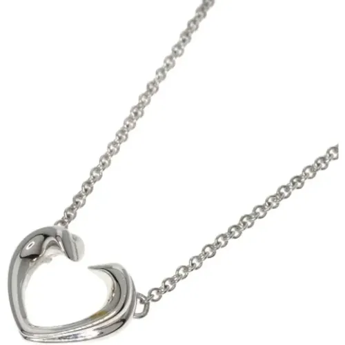 Pre-owned Jewellery, female, , Size: ONE SIZE Pre-owned Silver necklaces - Tiffany & Co. Pre-owned - Modalova