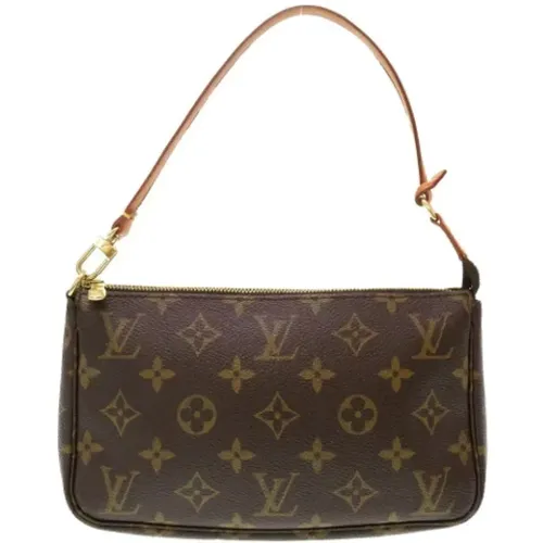 Pre-owned Canvas clutches , female, Sizes: ONE SIZE - Louis Vuitton Vintage - Modalova