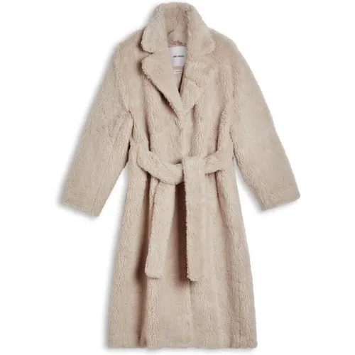 Shearling Wrap Coat , Damen, Größe: L - Axel Arigato - Modalova