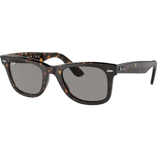 Klassische Wayfarer Sonnenbrille in Havana Grau , unisex, Größe: 50 MM - Ray-Ban - Modalova