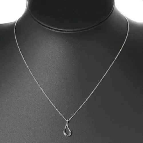 Pre-owned Silver necklaces , female, Sizes: ONE SIZE - Tiffany & Co. Pre-owned - Modalova