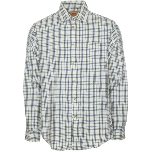 Flanellhemd Abstraktes Karomuster - Portuguese Flannel - Modalova