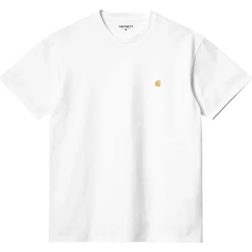Chase Weißes T-Shirt , Herren, Größe: 2XL - Carhartt WIP - Modalova