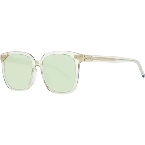 Transparente Damen-Sonnenbrille, grüne Gläser - Tommy Hilfiger - Modalova