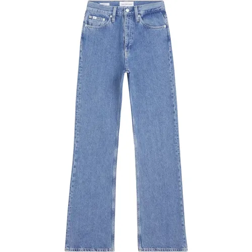 Weite Bein Denim Jeans , Damen, Größe: W27 L32 - Calvin Klein - Modalova