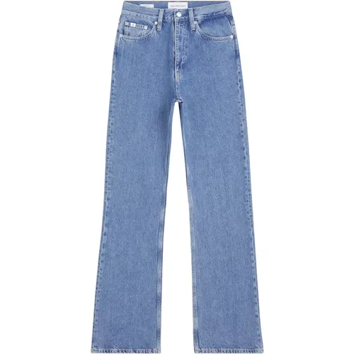 Weite Bein Denim Jeans , Damen, Größe: W29 L32 - Calvin Klein - Modalova