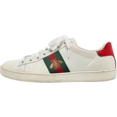 Pre-owned Leder sneakers - Gucci Vintage - Modalova