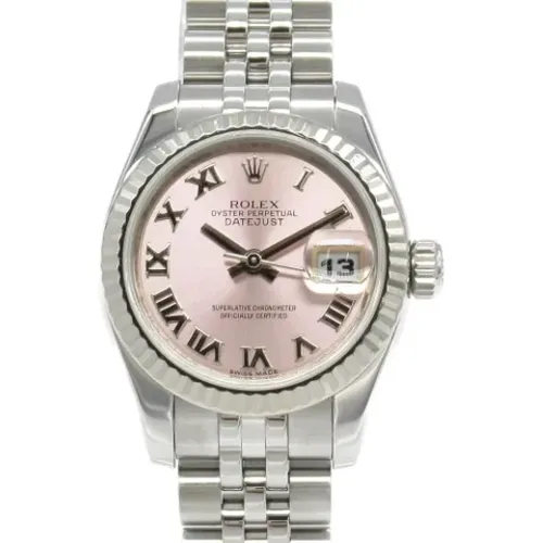 Pre-owned Stainless Steel watches , female, Sizes: ONE SIZE - Rolex Vintage - Modalova