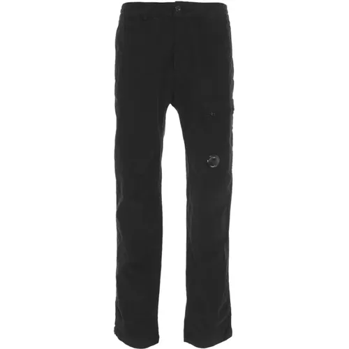 Schwarze Hose Aw24 , Herren, Größe: XL - C.P. Company - Modalova