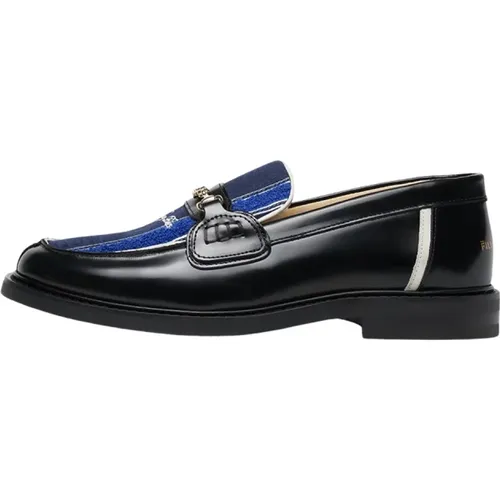 Loafer Football Navy , male, Sizes: 7 UK, 5 UK, 11 UK, 12 UK, 8 UK, 3 UK, 4 UK, 6 UK, 9 UK - Filling Pieces - Modalova