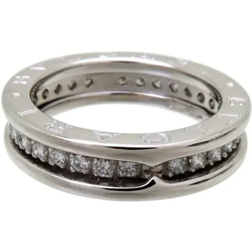 Pre-owned Jewellery, female, , Size: ONE SIZE Pre-owned White Gold rings - Bvlgari Vintage - Modalova